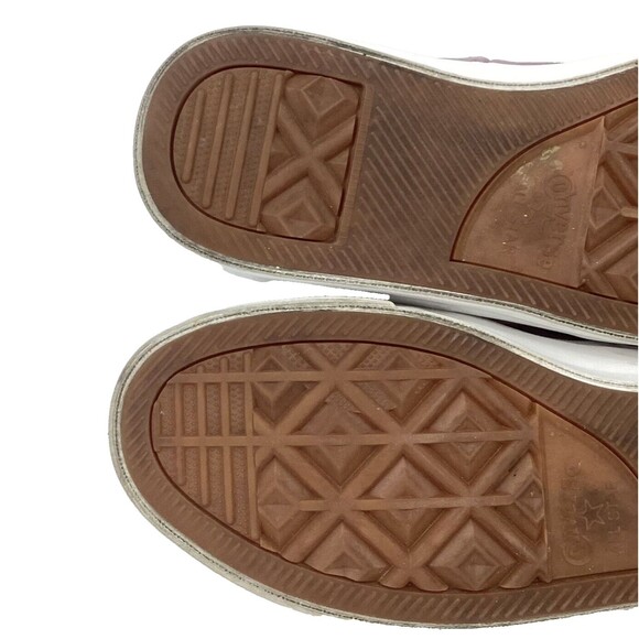 Converse One Star CC Pro Ox Lakers-Womens 7.5-Leather Purple Skate Shoe- 161526C - Picture 8 of 10